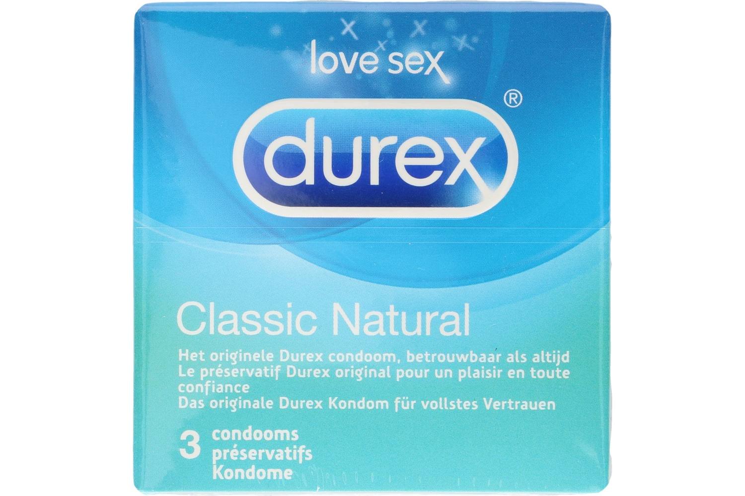 Condoom, Durex, natural, 3 2