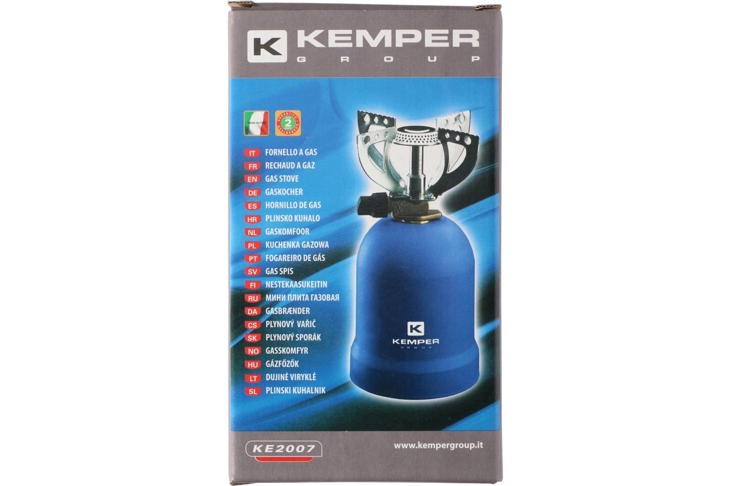 Gasbrander, Kemper, camping, blauw 2