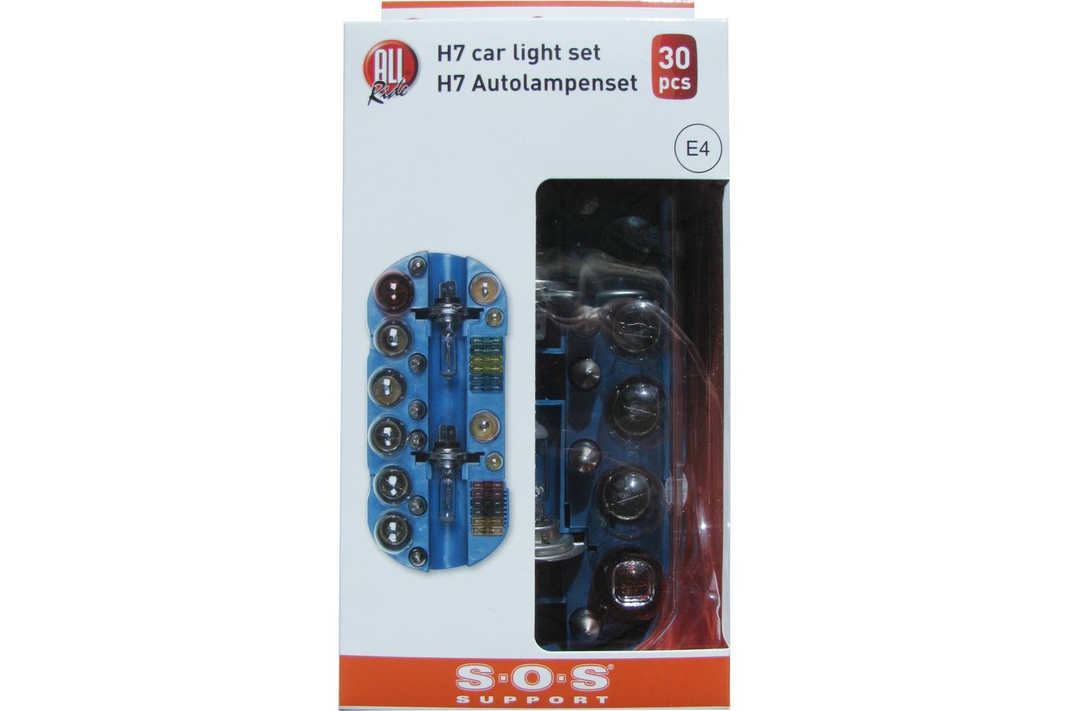 Autolamp set, ALLRIDE, SOS support, H7, 30 stuks 3