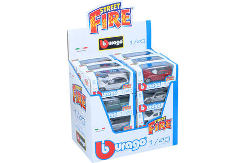 Model auto, BURAGO, diecast, 24 assorti, Streetfire 1