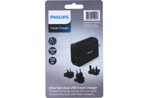 Dummykaartjes, Philips, 15019918 Reislader, Philips, Type C - USB A, 30W  1