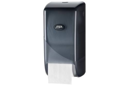 Dispenser, Euro, toiletpapier, zwart, max diam 14cm per stuk 1