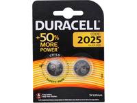 Batterij, Duracell, 2025, 2 stuks, DL2025 / CR2025 1