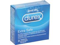 Condoom, Durex, extra safe, 3 stuks 1