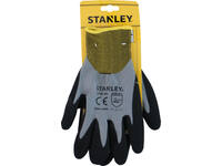 Werkhandschoenen, STANLEY, rubber, SY18L, grijs/zwart, maat 10 1